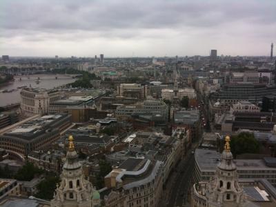 The top of St Pauls